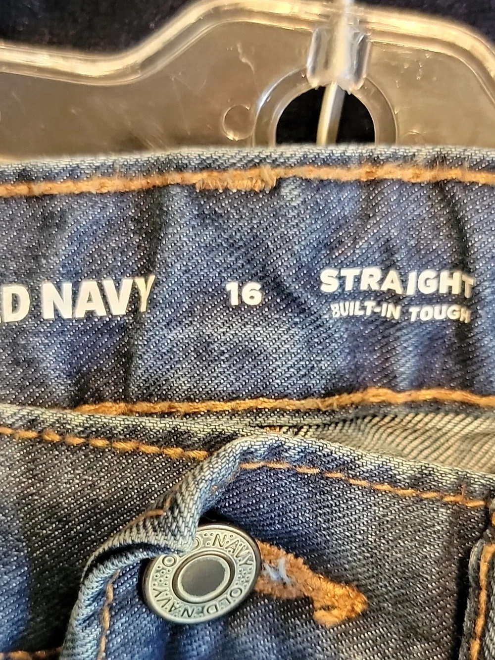 Old Navy Dark Blue Straight Jeans